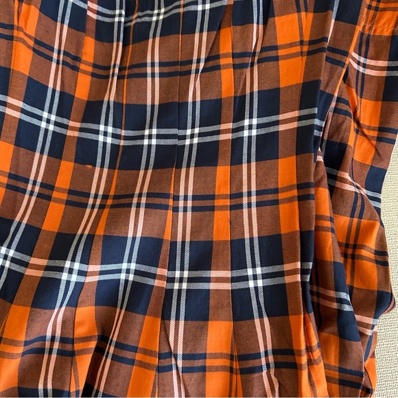 STAUD Wells Maxi Dress - Poppy Plaid Cotton Spring - Picture 6 of 12